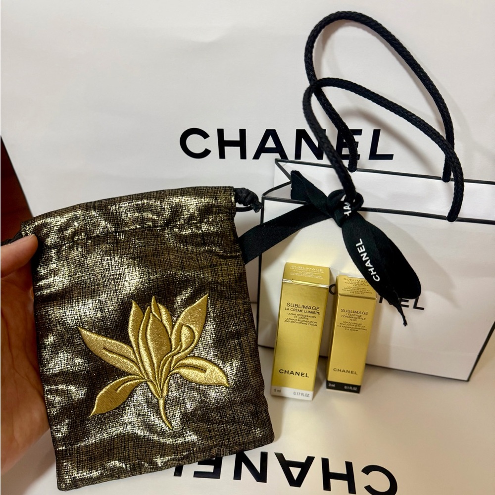 Chanel Gold Sublimage Travel Set